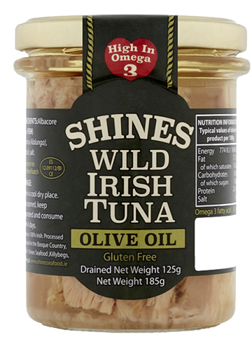 Shines Wild Irish Tuna in Olive oil 185g