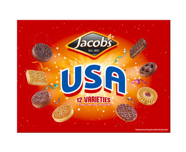 Jacobs USA Assorted Biscuits Carton 800g